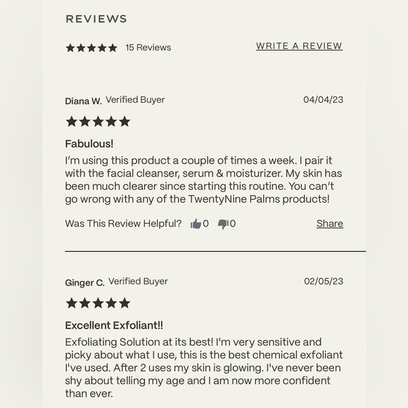 TwentyNine Palms Mesa Mystic Facial Exfoliating Solution - Picture 10 of 12